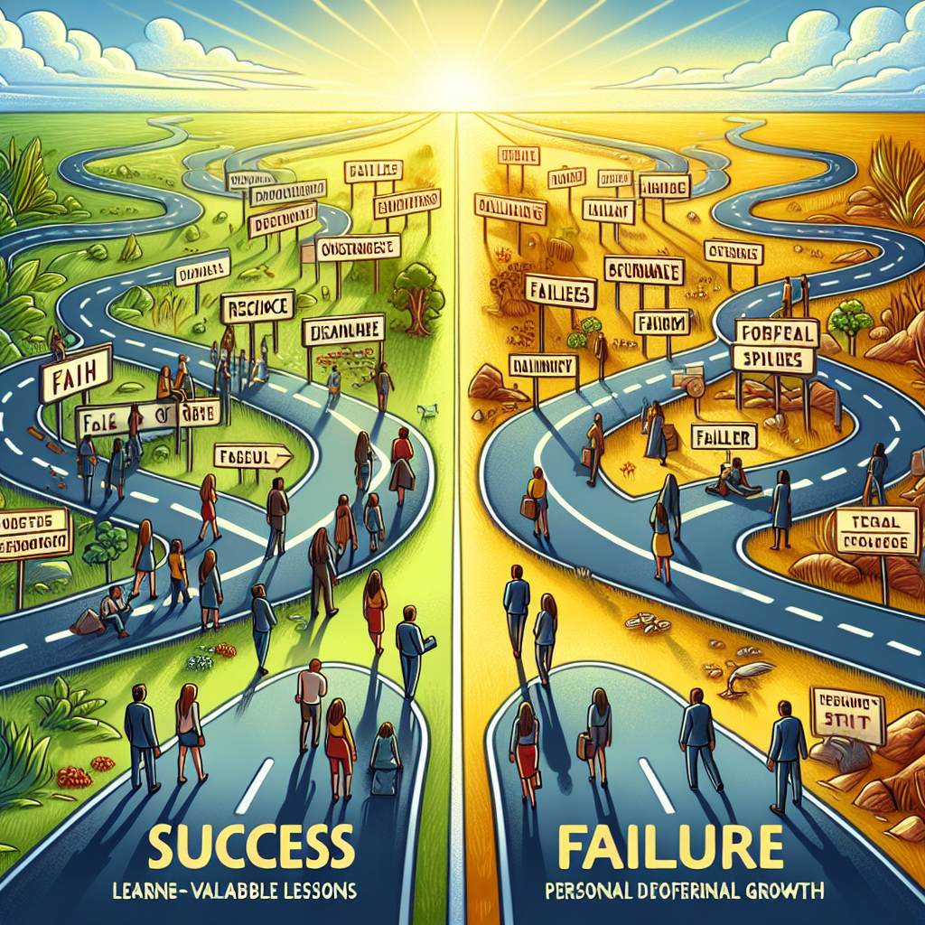 "The road to success and the road to failure are almost exactly the same."